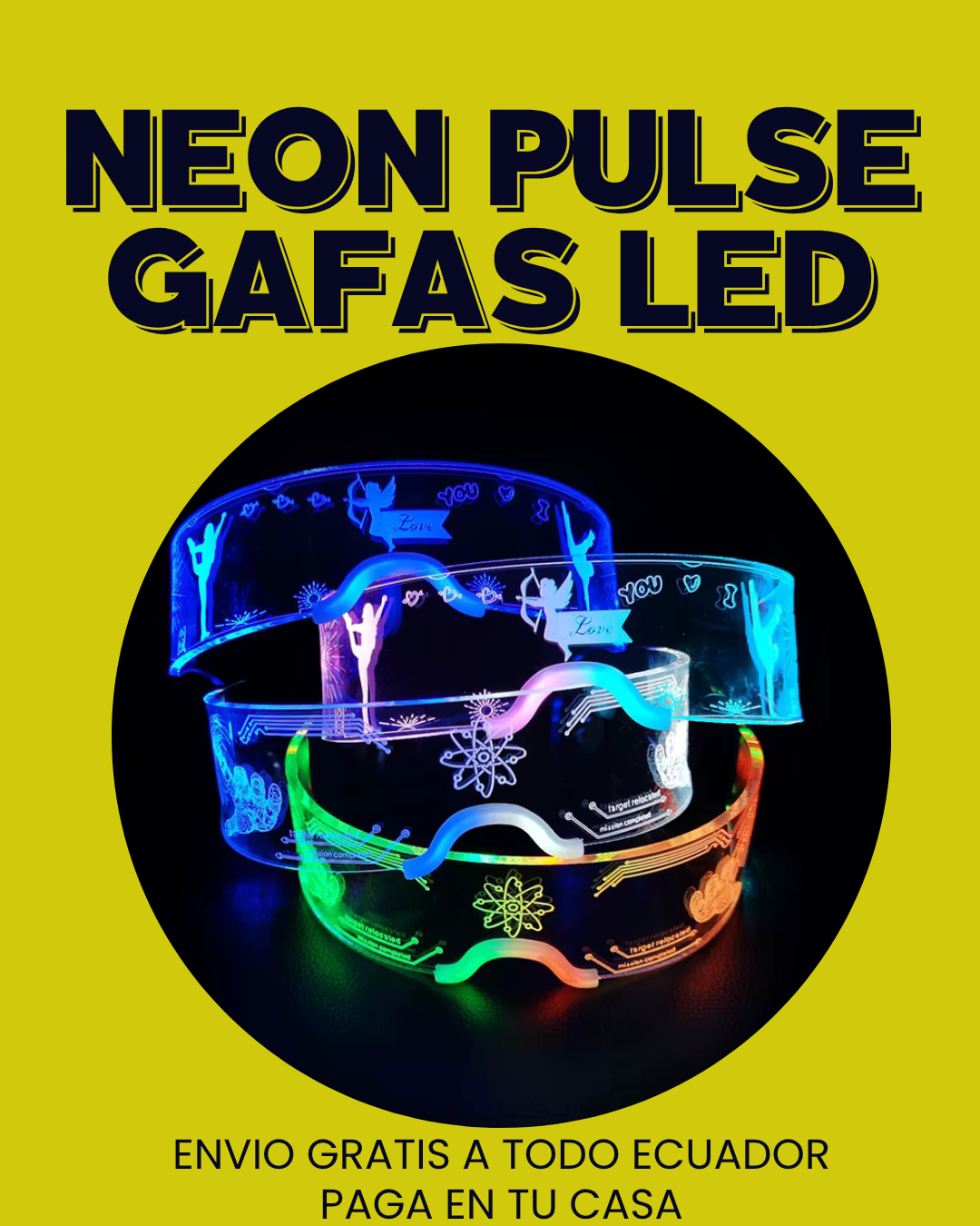 NEON PULSE GAFAS LED