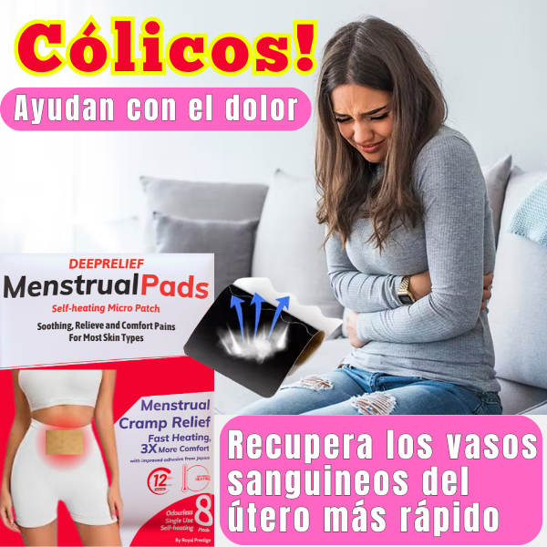 PARCHES PARA DOLORES MENSTRUALES 8pcs