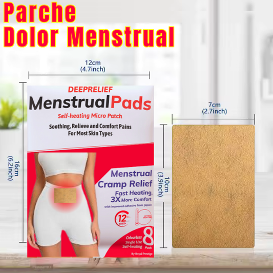 PARCHES PARA DOLORES MENSTRUALES 8pcs